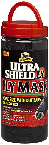 ULTRASHIELD EX FLYMASK WITHOUT EARS - HORSE