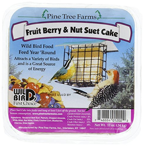 Pine Tree Farms 12 oz Fruit, Berry and Nut Suet