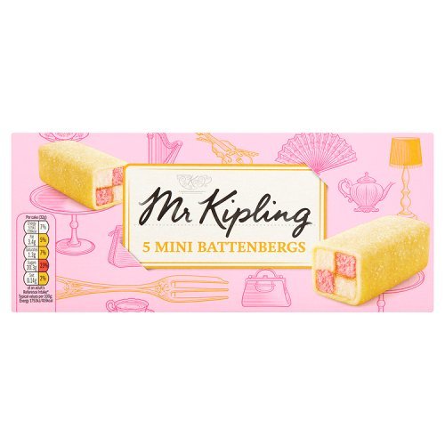 Mr Kipling Mini Battenbergs 5 Pack 5.7oz (163g)