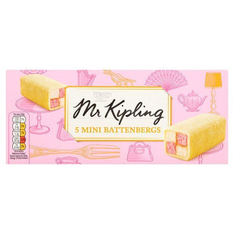 Mr Kipling Mini Battenbergs 5 Pack 5.7oz (163g)
