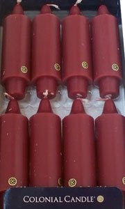 Mulberry 5" Grande Classic Taper Dinner Candles, Box of 8