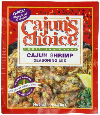 Cajun's Choice Cajun Shrimp Seasoning Mix, .3 oz.