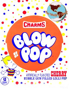 Charms Cherry Blow Pops 48 Count