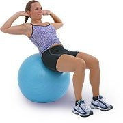 22" Anti-burst Swiss Exercise Ball, Turquoise