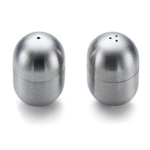 Humpty Dumpty Salt Plus Pepper, Stainless Steel, 2 pcs Set, 5.6cm