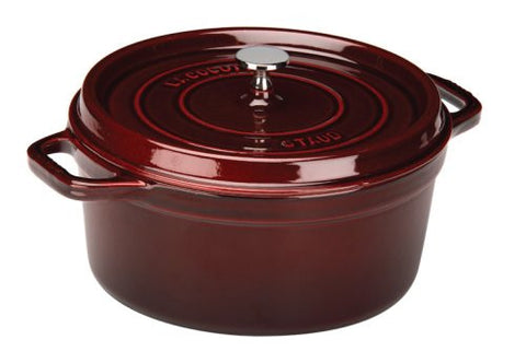 Staub Round Cocotte, 4QT, Grenadine