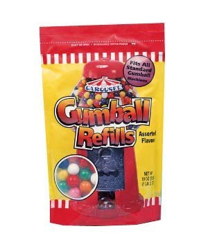 GUMBALL RESEALABLE 18oz BG 12ct
CAROUSEL/FORD - Package