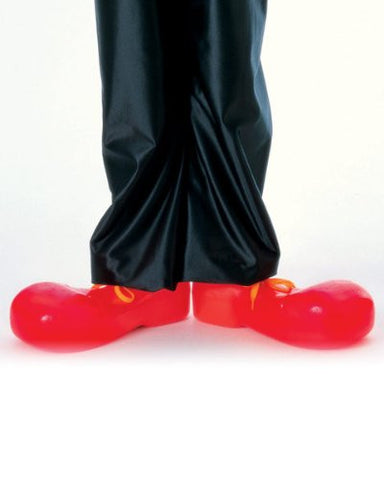 Child Plastic Clown Shoes (Red)