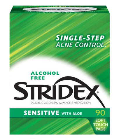 Stridex Medicated Pads - Sensitive 90 Ct.