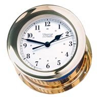 Atlantis Quartz Clock, Dial: 4", Overall Diameter: 5.5", Depth: 2.875", 1531 g