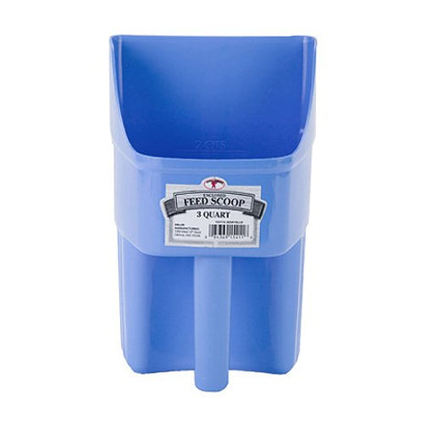 Miller Mfg Co Inc - Feed Scoop, Enclosed, Berry Blue, 3 qt