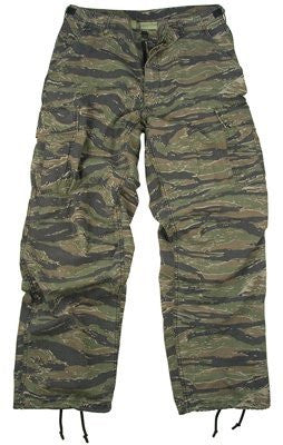 Tiger Stripe Vintage Vietnam Era 6-Pkt Fatigue Pants - 2XL