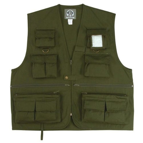 Uncle Milty Olive Drab Travel Vest - Medium