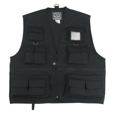 Uncle Milty Black Travel Vest - Large