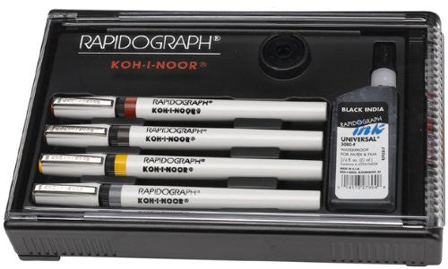 RAPIDOGRAPH 4 PEN SLIM PACK