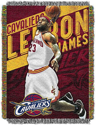 Lebron James - Cleveland Cavaliers NBA "Players" Woven Tapestry Throw