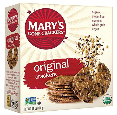 Mary's Gone Crackers, Original, 6.5-Ounce Boxes (Pack of 12)