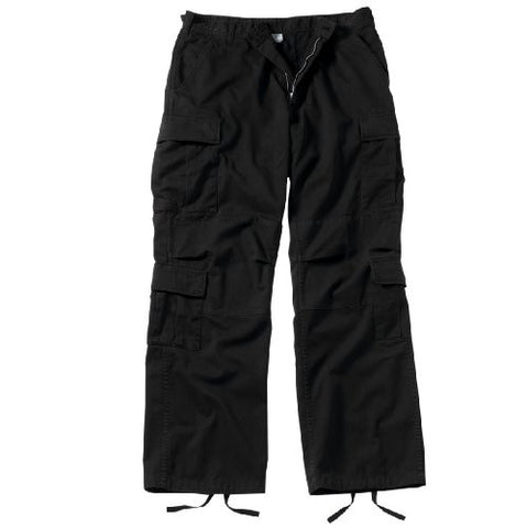 Black Vintage Paratrooper Fatigues - Extra Large