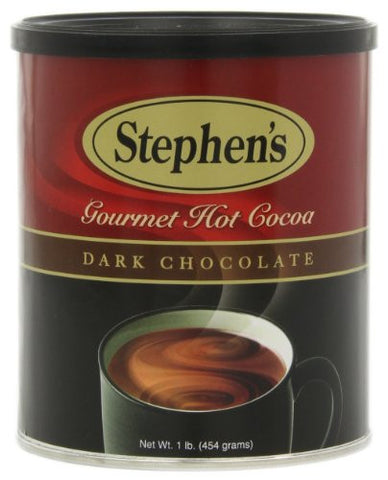Stephen's Gourmet Hot Cocoa, Dark Belgian Chocolate - 1lb. Canister