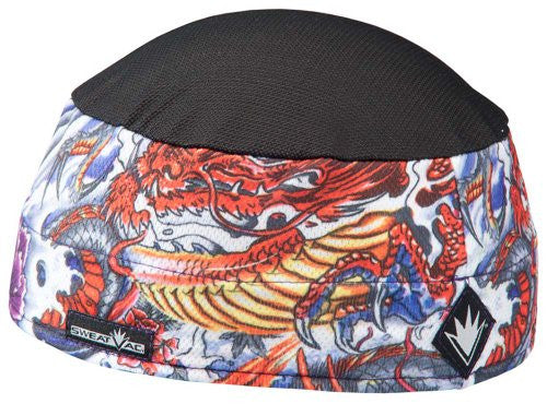 Pattern Ventilator Cap With Black Top, Body Art