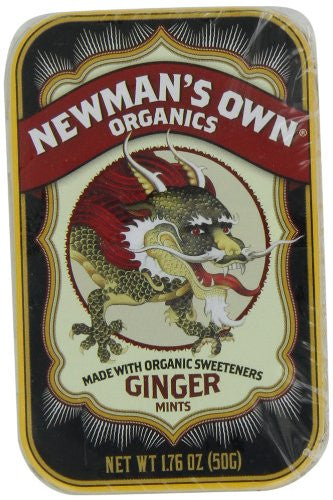Newman's Own Organics Mints Ginger At least 95% Organic 1.76 oz