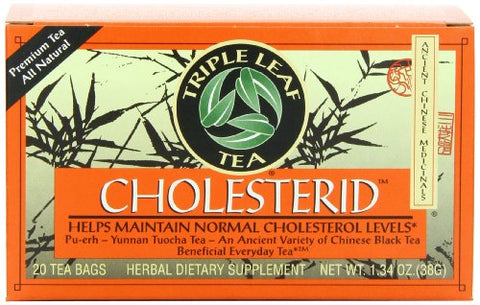Triple Leaf Tea - 20 bag Cholesterid - Pu-erh Tea (100%)