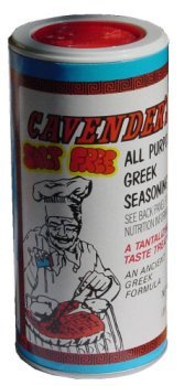 Cavenders All Purpose Greek Seasoning, Salt Free(No MSG), 7oz