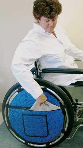 Wheelchair Wheel Pouch