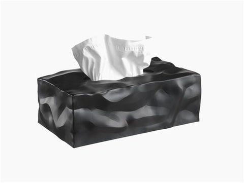 Black Rectangular Tissue Box