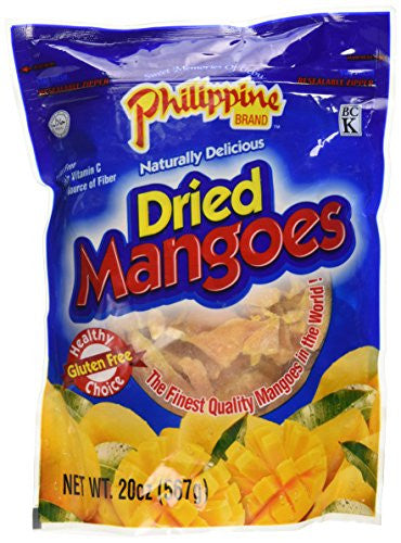 Philippine Brand, Dried Mango, 20 oz.