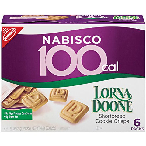 Nabisco 100 Calorie Packs Lorna Doone Shortbread Cookie Crisps