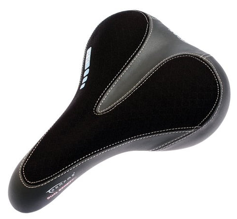 SERFAS DUAL DENSITY LADIES SADDLE - LYCRA Diamond pattern