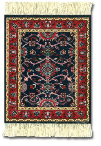Deep Blue Bergamo CoasterRug (4 pcs)