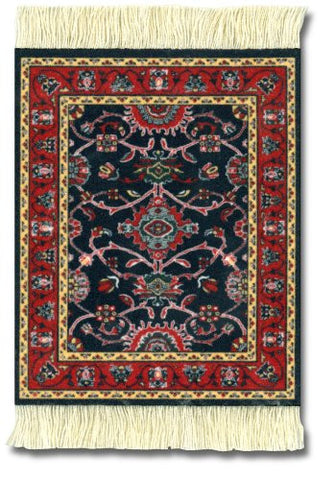 Deep Blue Bergamo CoasterRug (4 pcs)