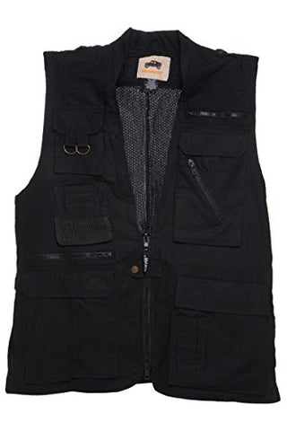 Humvee - Safari Vest - Black, Medium