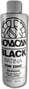 Black Patina For Zinc 8 Oz