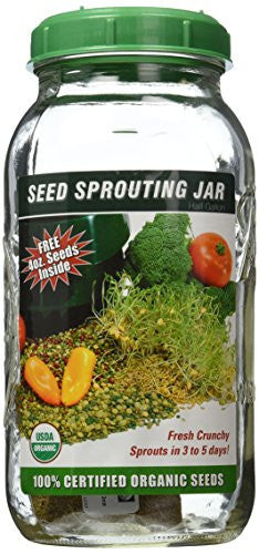 ½ Gallon Glass Sprouting Jar