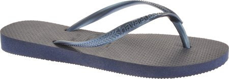 Havaianas Women's Slim Flip Flop,Navy Blue,35/36 BR/5-6 M US