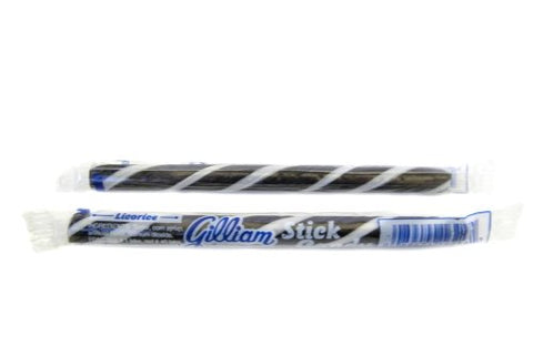 Gilliam Old Fashioned Candy Sticks Licorice 80 Count 0.5 Oz