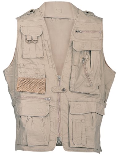 Humvee - Safari Vest - Khaki, X Large