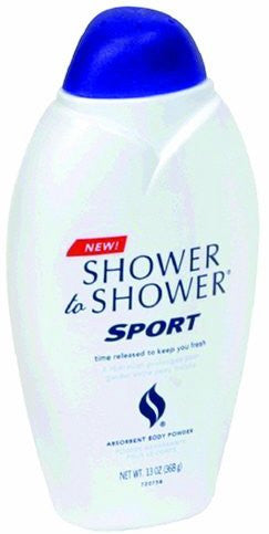 Shower To Shower Absorbent Body Powder-Sport-13 oz