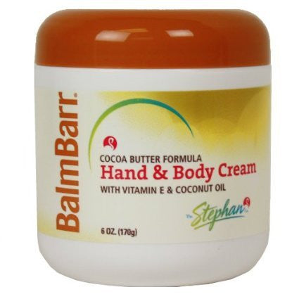 Balm Barr Cocoa Butter, Hand and body Cream, 6oz
