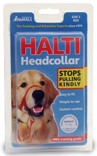 HALTI Headcollar Red Size 3