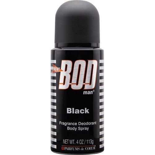 Parfums De Coeur Bod Man Black Cologne For Men 4 oz Body Spray