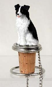 Border Collie Bottle Stopper