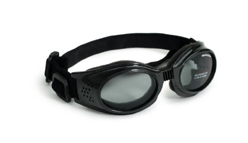 Doggles Originalz Black Frame/Smoke Lens, Medium