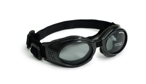 Doggles Originalz Black Frame/Smoke Lens, Medium