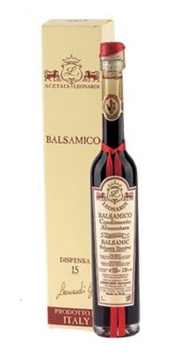 Acetaia Leonardi Balsamic Vinegar from Modena, Condimento Balsamico, Classic, Riserva di Famiglia (15 Yrs), 100 ml/3.4 fl oz