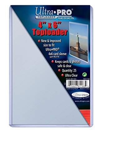 4" X 6" Toploader 25ct