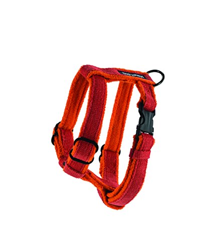 Cozy Hemp Adjustable Harness - Orange - Small